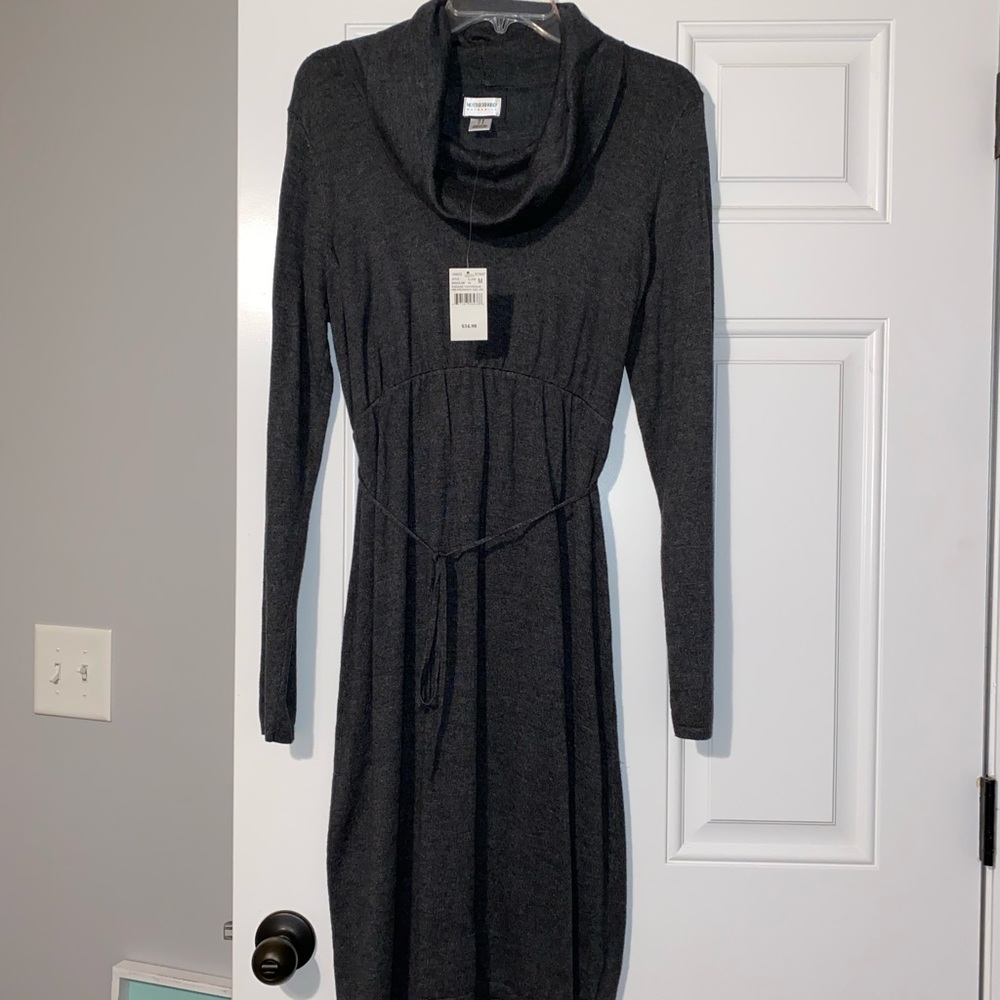 Motherhood Maternity cowl neck dress Medium NWT